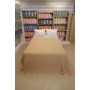 ETEHOMETEX ÇİFT KİŞİLİK %100 PAMUK HAVUZLU PİKE TAKIMI BEJ 8696474232071
